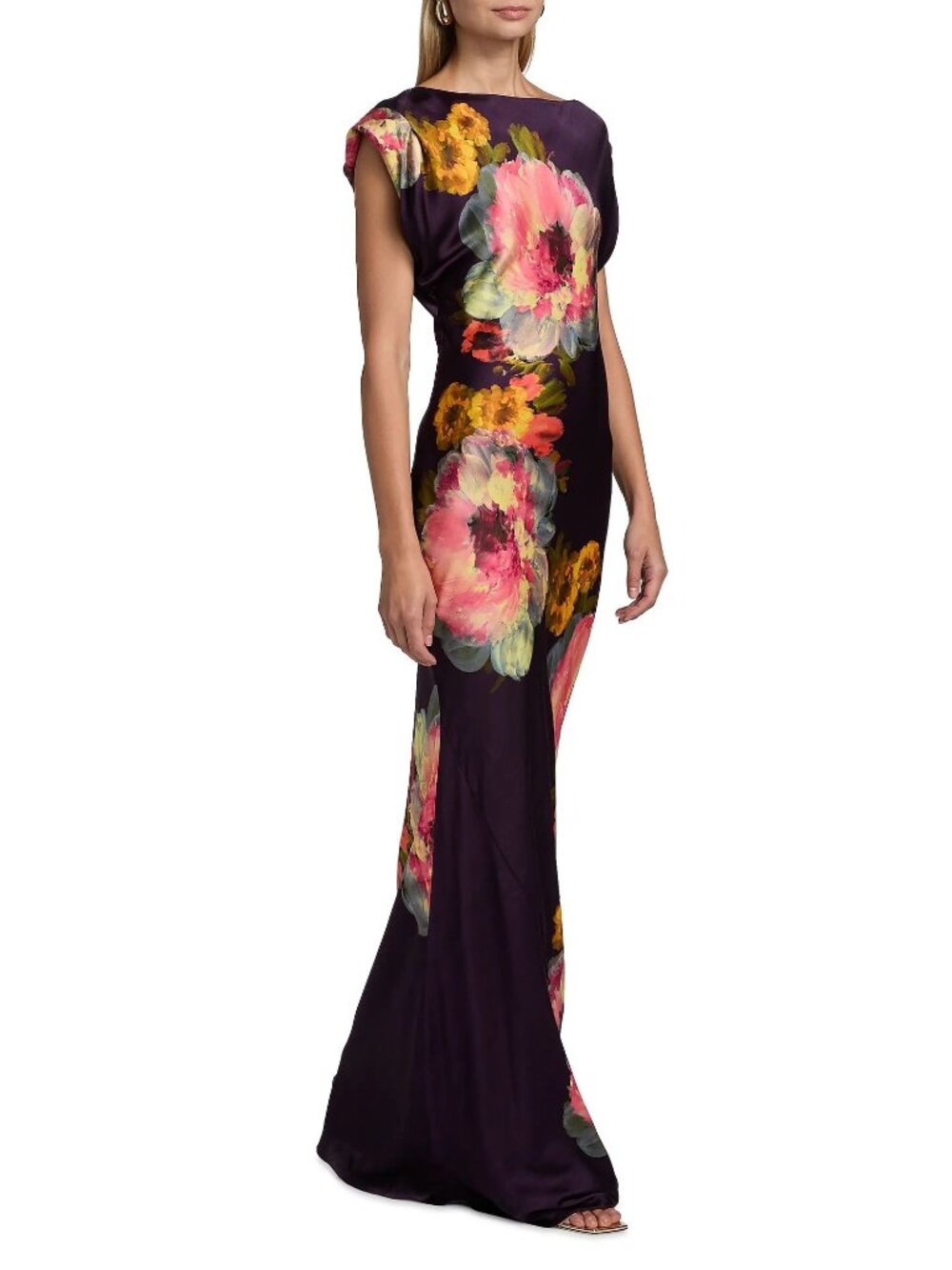 AMANDA UPRICHARD Elroy Maxi Dress in Seona Print SIZE S